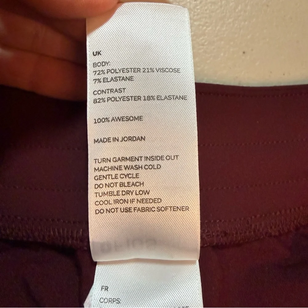 FIGS Kade men’s scrub pants burgandy maroon drawstring mens MEDIUM